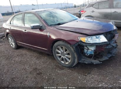 2011 LINCOLN MKZ Burgundy  Gasoline 3LNHL2GC7BR769549 photo #1