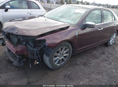 2011 LINCOLN MKZ Burgundy  Gasoline 3LNHL2GC7BR769549 photo #3