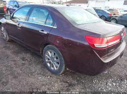 2011 LINCOLN MKZ Burgundy  Gasoline 3LNHL2GC7BR769549 photo #4