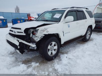 2005 TOYOTA 4RUNNER LIMITED V8 White  gas JTEBT17R850051789 photo #3