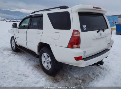 2005 TOYOTA 4RUNNER LIMITED V8 White  gas JTEBT17R850051789 photo #4