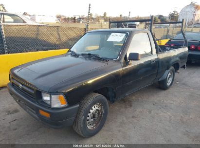 1993 TOYOTA PICKUP 1/2 TON SHORT WHEELBASE Black  Gasoline JT4RN81AXP5166778 photo #3