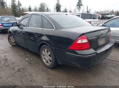 2005 FORD FIVE HUNDRED SE Black  Gasoline 1FAFP231X5G125095 photo #4