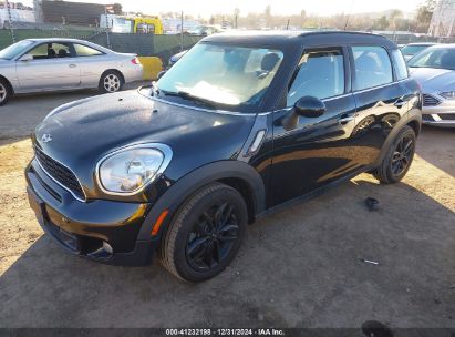 2014 MINI COUNTRYMAN COOPER S Black  Gasoline WMWZC3C58EWP52246 photo #3