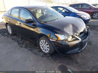 2015 NISSAN SENTRA S Black  Gasoline 3N1AB7AP9FY287147 photo #1