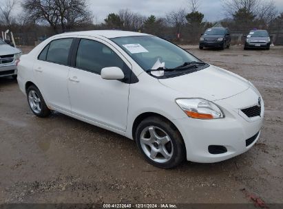 2009 TOYOTA YARIS White  Gasoline JTDBT903394056616 photo #1