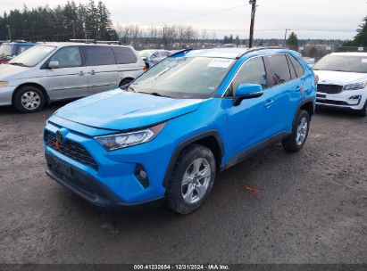 2021 TOYOTA RAV4 XLE Blue  Gasoline 2T3P1RFV6MW161960 photo #3