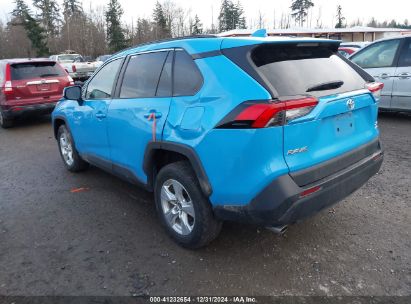 2021 TOYOTA RAV4 XLE Blue  Gasoline 2T3P1RFV6MW161960 photo #4