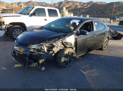 2014 TOYOTA COROLLA S PLUS Black  Gasoline 5YFBURHE1EP176747 photo #3