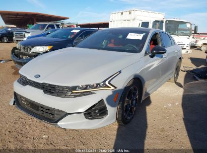 2021 KIA K5 GT-LINE Gray  Gasoline 5XXG64J22MG037074 photo #3