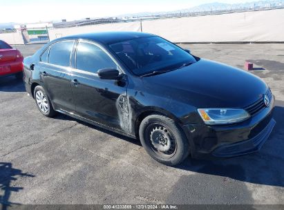 2013 VOLKSWAGEN JETTA 2.0L S Black  Gasoline 3VW2K7AJ6DM275889 photo #1