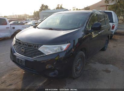 2012 NISSAN QUEST S Black  Gasoline JN8AE2KP3C9043702 photo #3