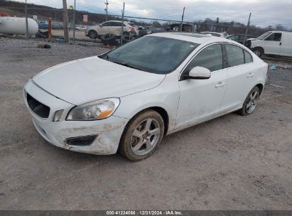 2012 VOLVO S60 T5 White  Gasoline YV1622FSXC2081309 photo #3