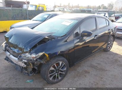 2015 HONDA CIVIC EX Black  Gasoline 2HGFB2F84FH548652 photo #3