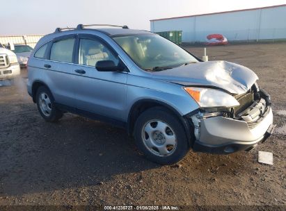 2007 HONDA CR-V LX Silver  Gasoline JHLRE38377C072057 photo #1