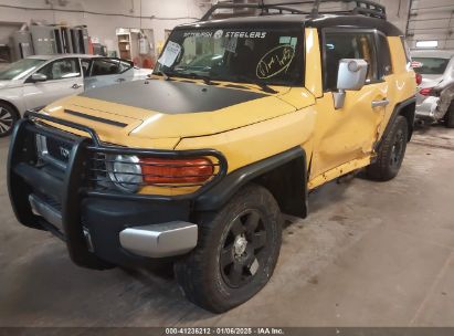 2007 TOYOTA FJ CRUISER Yellow  Gasoline JTEBU11F270018978 photo #3