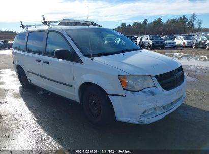 2014 DODGE GRAND CARAVAN AMERICAN VALUE PKG White  Flexible Fuel 2C4RDGBG3ER190209 photo #1