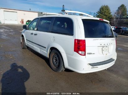 2014 DODGE GRAND CARAVAN AMERICAN VALUE PKG White  Flexible Fuel 2C4RDGBG3ER190209 photo #4