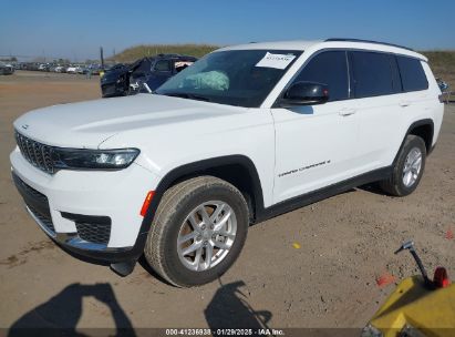 2022 JEEP GRAND CHEROKEE L LAREDO 4X4 White  Gasoline 1C4RJKAG9N8546414 photo #3