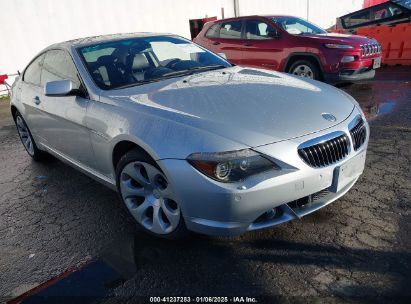 2006 BMW 650I Silver  Gasoline WBAEH13406CR50897 photo #1