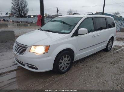 2014 CHRYSLER TOWN & COUNTRY TOURING White  Flexible Fuel 2C4RC1BGXER218278 photo #3