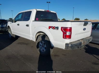 2019 FORD F-150 XLT White  Gasoline 1FTEW1E52KKD51384 photo #4