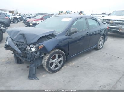 2011 TOYOTA COROLLA S Blue  Gasoline 2T1BU4EE9BC595674 photo #3