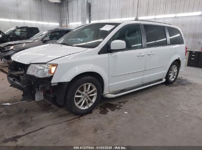 2014 DODGE GRAND CARAVAN SXT White  Flexible Fuel 2C4RDGCG1ER206812 photo #3