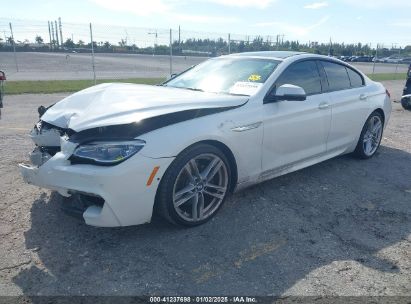 2016 BMW 650I GRAN COUPE White  Gasoline WBA6D4C51GD977550 photo #3