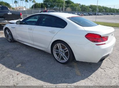 2016 BMW 650I GRAN COUPE White  Gasoline WBA6D4C51GD977550 photo #4