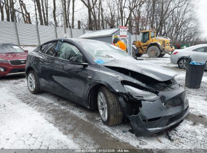 2024 TESLA MODEL Y LONG RANGE DUAL MOTOR ALL-WHEEL DRIVE Gray  Electric 7SAYGDEE8RF084001 photo #1