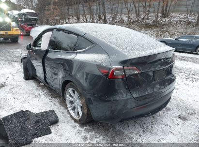 2024 TESLA MODEL Y LONG RANGE DUAL MOTOR ALL-WHEEL DRIVE Gray  Electric 7SAYGDEE8RF084001 photo #4