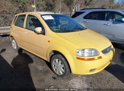 2004 CHEVROLET AVEO LS Yellow  Gasoline KL1TJ62644B246629 photo #1