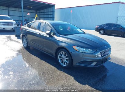 2017 FORD FUSION SE Gray  Gasoline 3FA6P0H76HR414800 photo #1