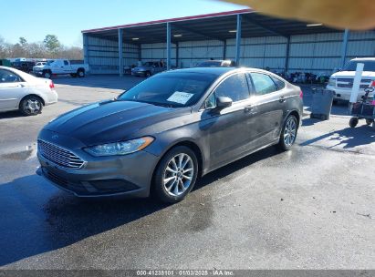 2017 FORD FUSION SE Gray  Gasoline 3FA6P0H76HR414800 photo #3