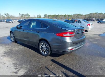 2017 FORD FUSION SE Gray  Gasoline 3FA6P0H76HR414800 photo #4