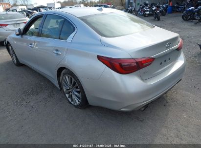 2018 INFINITI Q50 3.0T LUXE Silver  Gasoline JN1EV7AR7JM433549 photo #4