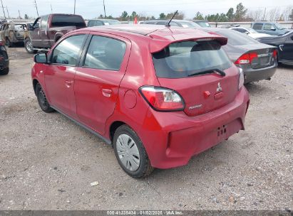 2021 MITSUBISHI MIRAGE CARBONITE EDITION/ES/LE Red  Gasoline ML32AUHJ5MH013301 photo #4