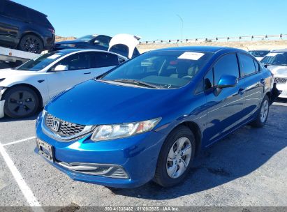 2013 HONDA CIVIC LX Blue  Gasoline 2HGFB2F59DH539190 photo #3