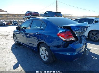 2013 HONDA CIVIC LX Blue  Gasoline 2HGFB2F59DH539190 photo #4