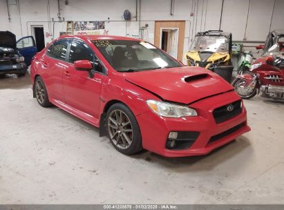 2016 SUBARU WRX Red  Gasoline JF1VA1B68G9832126 photo #1