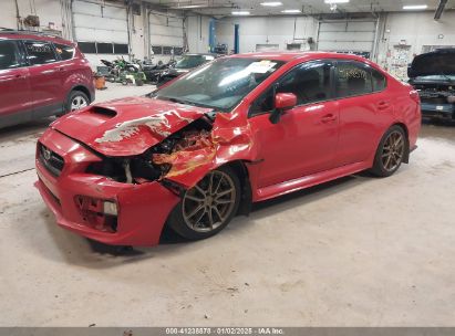 2016 SUBARU WRX Red  Gasoline JF1VA1B68G9832126 photo #3