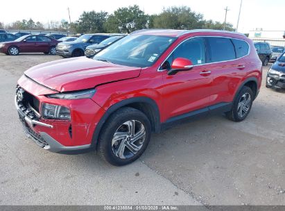 2023 HYUNDAI SANTA FE SEL Red  Gasoline 5NMS2DAJ7PH562263 photo #3