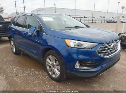 2022 FORD EDGE TITANIUM Blue  Gasoline 2FMPK4K92NBA31053 photo #1