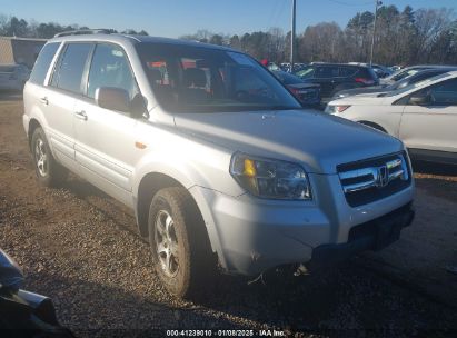 2006 HONDA PILOT EX-L Silver  Gasoline 5FNYF28546B011638 photo #1