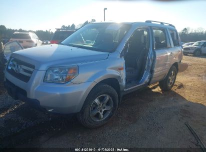 2006 HONDA PILOT EX-L Silver  Gasoline 5FNYF28546B011638 photo #3