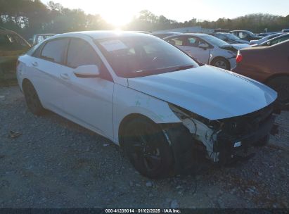 2021 HYUNDAI ELANTRA SEL White  Gasoline 5NPLS4AG7MH003495 photo #1