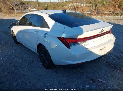 2021 HYUNDAI ELANTRA SEL White  Gasoline 5NPLS4AG7MH003495 photo #4