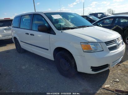 2008 DODGE GRAND CARAVAN CV White  Flexible Fuel 1D4HN11H98B186591 photo #1