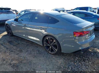 2021 AUDI S5 SPORTBACK PREMIUM PLUS TFSI QUATTRO TIPTRONIC Gray  Gasoline WAUC4CF59MA042217 photo #4